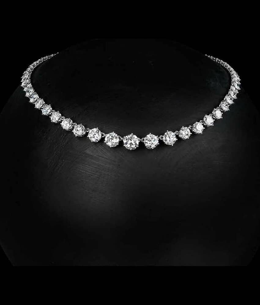 MGSV - Silver Alloy Necklace ( Pack of 1 )