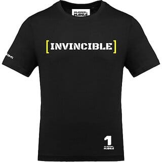 Fastbend Mens Black Printed Cotton Blend Round Neck T-Shirt