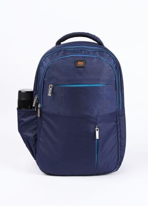 PB Pearlbags Den 20L Solid Backpack , 3 Compartments, Bottle Holder, Organizer, Premium Fabric, Water Resistant Anti Theft , School & College Bag for Boys and Girls, Office & Travel Bag for Men and Women