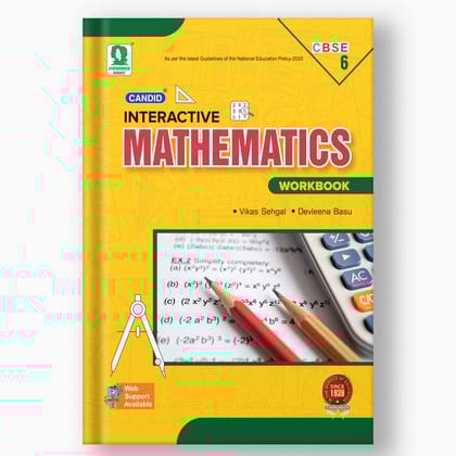 Candid Interactive Mathematics With Workbook - 6-Grade 06 / Mathematics