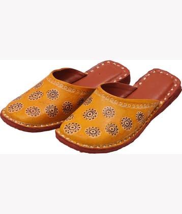 Raj - Yellow Women's Mules