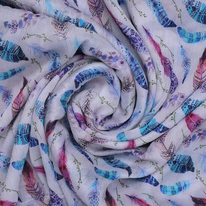 Feathers Digital Printed Fabric