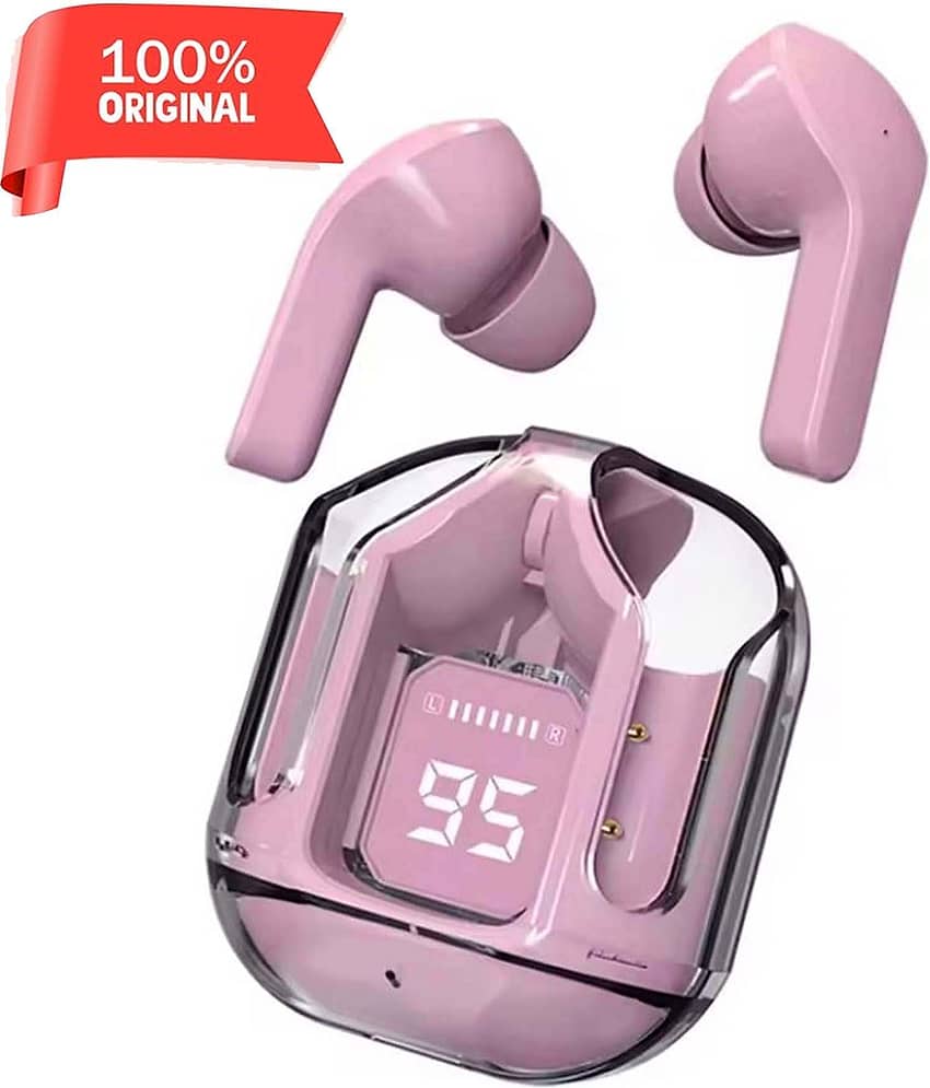 XYBEL Ultrapod In Ear Bluetooth Earbuds | TWS-Bluetooth Headphone |30 Hr PlayTime| - Pink