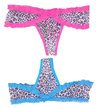 Kaamastra Women's Breathable Butterfly G-String Underwear (Pack Of 2)