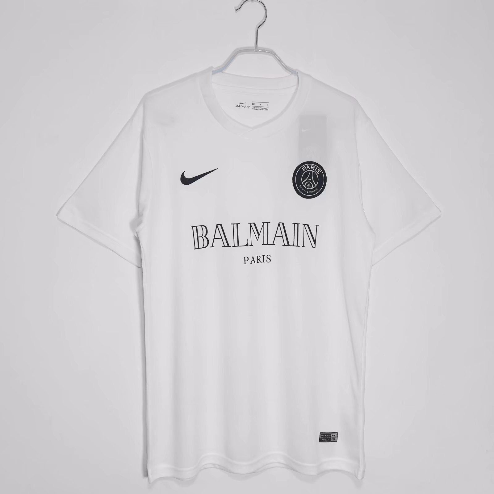PSG x BALMAIN White Shirt-S