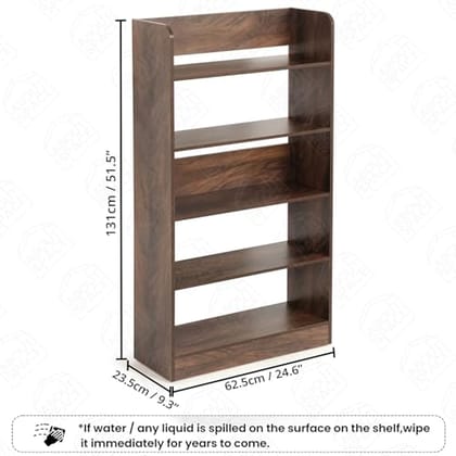 ABOUT SPACE Bookshelf for Home - 5 Tier Books Rack for Study Room Multipurpose Open Shelf for Home, Office,