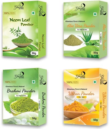 glowious - Skin Toning Face Pack for Normal Skin ( Pack of 4 )