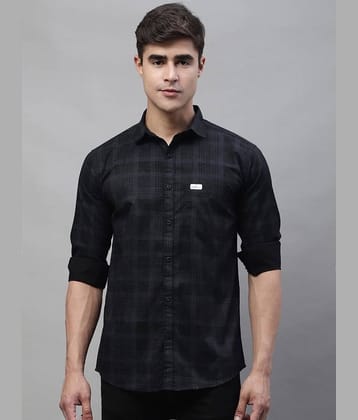 MAJESTIC MAN 100% Cotton Slim Fit Checks Full Sleeves Men's Casual Shirt - Brown ( Pack of 1 )