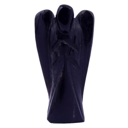 Black Obsidian Angel Angel for Chakra Healing, Crystal Healing, Reiki Healing, Meditation & Chakra Balancing for Unisex(KI_55)  by Krishna Impex