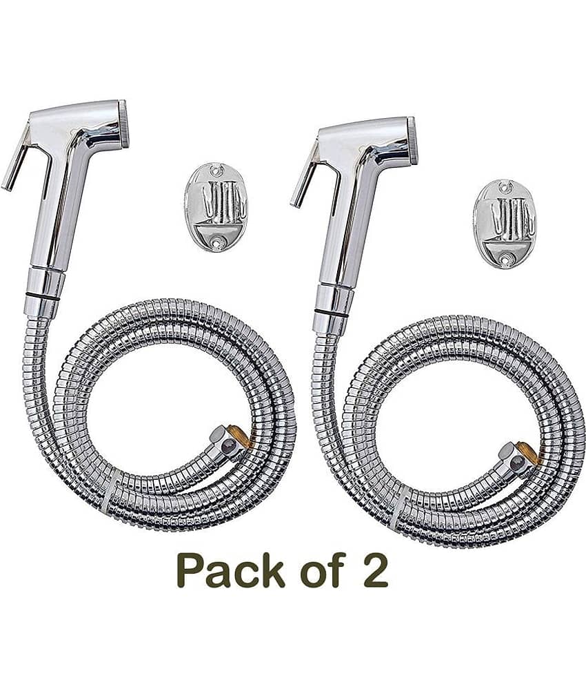 BathEstore Plastic(ABS) Health Faucet (Water Sprayer) Pack of 2