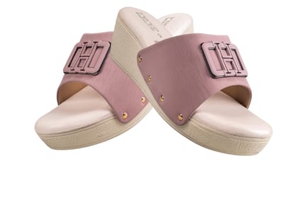 Trendz Ladies Rose Gold Chappal (Trnz C 250225)-Rose Gold / 3