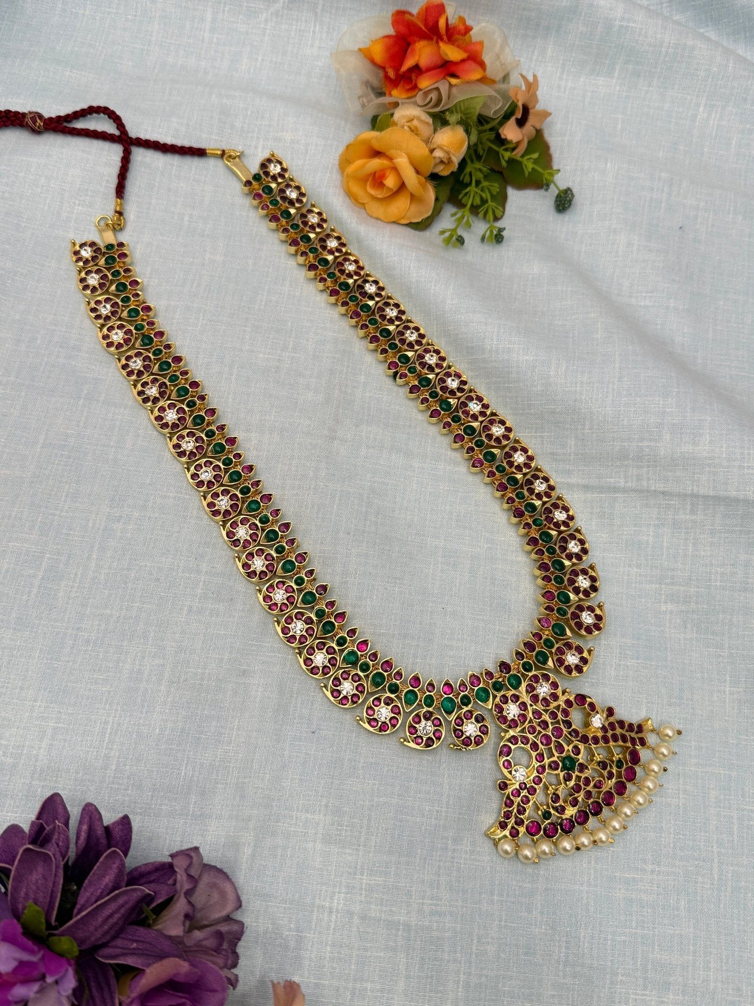 Premium Temple Long Necklace 004