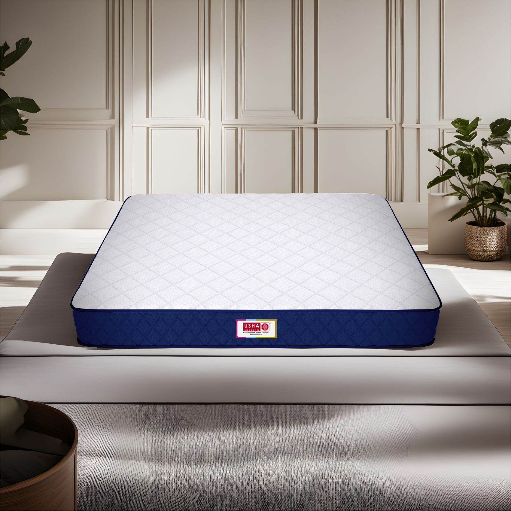 Usha Shriram Back Master with NFF Tech. 3 inch Double Bonded Foam Mattress (L x W: 72 inch x 48 inch)
