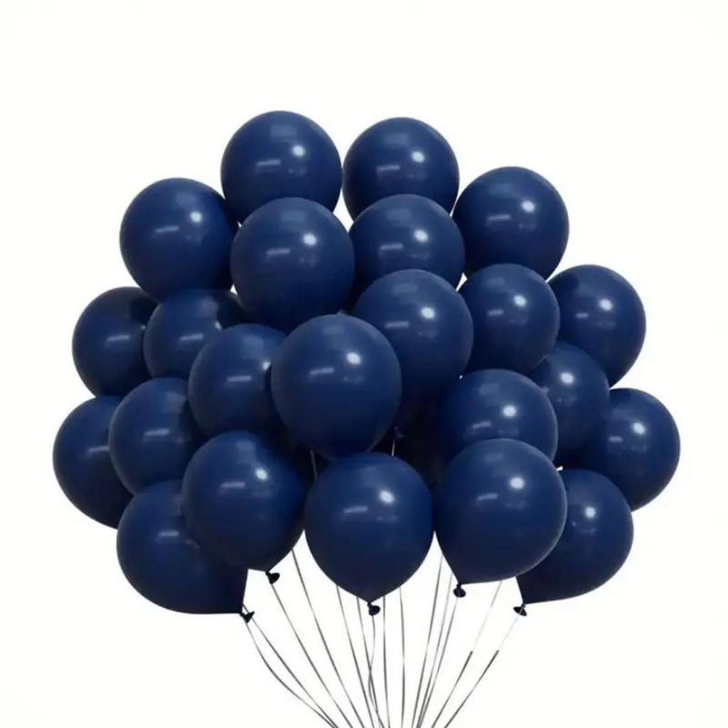 Night Blue Premium Latex Balloons 10" - 50PC - Party and Festive Needs | Buy online on ZillyBuy