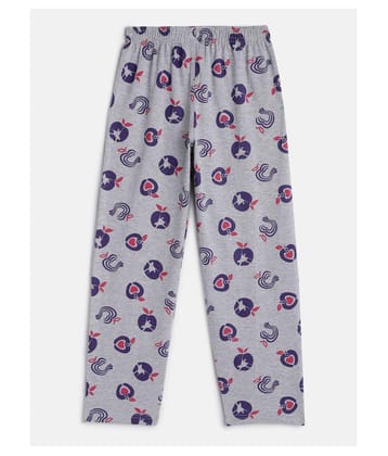Sini Mini girls multicolor printed cotton pant (Pack of 1). - 8-9 Years