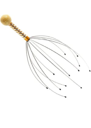 Elecsera Head and Scalp Massager Hand Held Scalp Head Massager for Stress Relief Bokoma Hand Held Scalp Head Massager Pain Relief Massager (Multicolor)