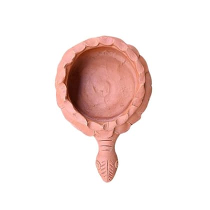 Gulharia Terracotta Samuh Clay Home Decorative Showpiece Turtle Pot, Planter