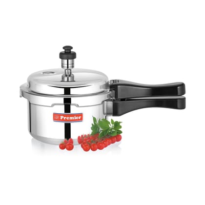 Premier Classic Aluminum Induction Bottom Pressure Cooker - 1.5 Ltr Premier Classic Aluminum Induction Bottom Pressure Cooker - 1.5 Ltr