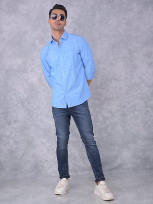 Blue Skinny Jeans-32 / Blue