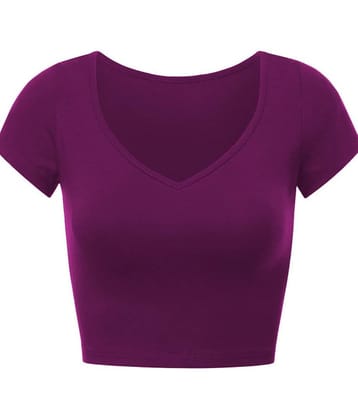 THE BLAZZE Women's Cotton Crop Top ( Pink )