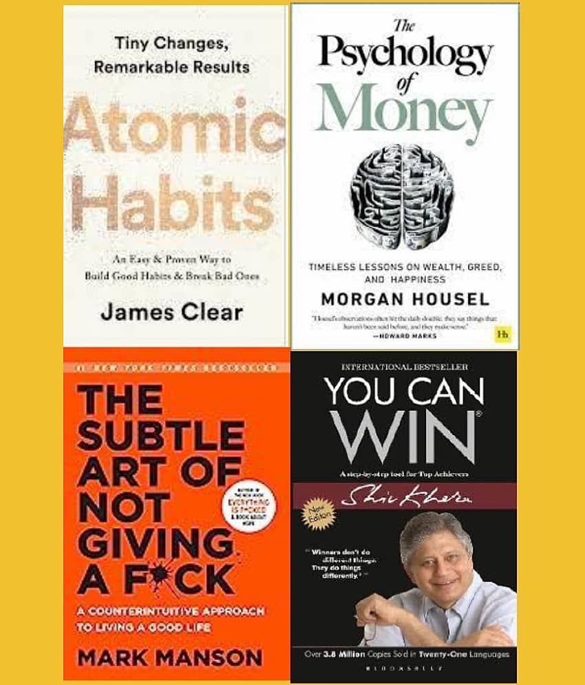 Atomic Habits + The Psychology of Money + The Subtle Art + You Can Win