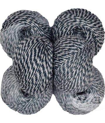 M.G ENTERPRISE Cotton Yarn Grey Mix Mix(6 pc) Cotton Yarn 4 ply Wool Ball Hand Knitting Wool/Art Craft Soft Fingering Crochet Hook Yarn, Needle Knitting Yarn Thread Dyed