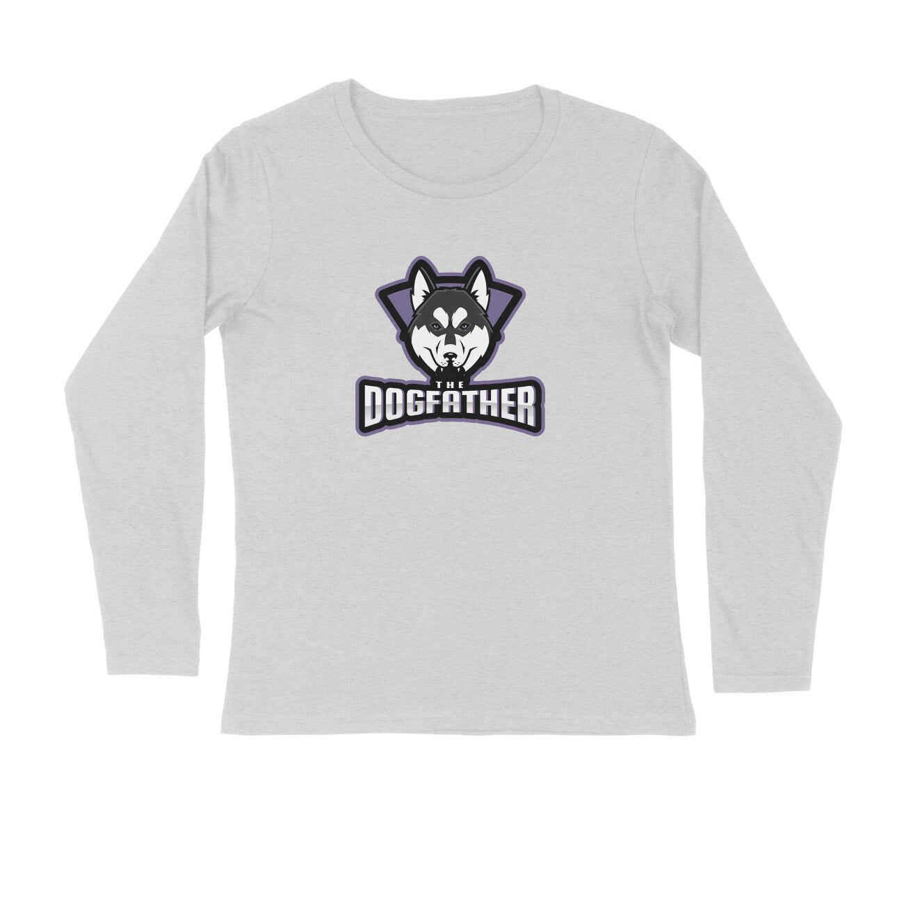 Full Sleeves Round Neck (Men) - The Dogfather Husky (7 Colours)