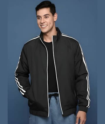 PLUS PARADISE Polyester Men's Windcheater Jacket - Black ( Pack of 1 )