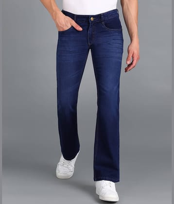 Urbano Fashion Regular Fit Bootcut Men's Jeans - Dark Blue ( Pack of 1 )