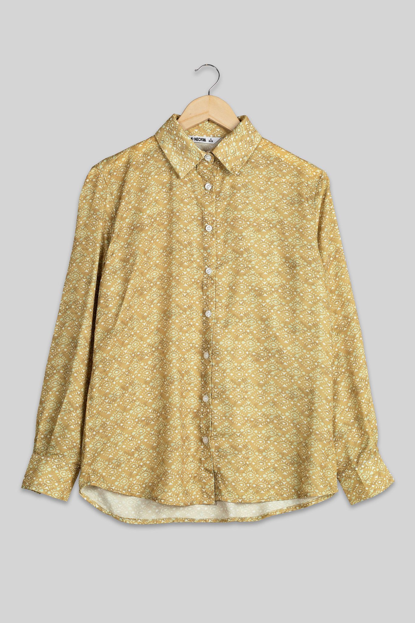 Traditional Shirt For Women-XXS / Tortilla Brown / SH00009-DPLZ00244-2.1-NIL-NIL-NIL-NIL-NIL-THG05-FS01-NIL-BT02-12-NIL-NIL-NIL