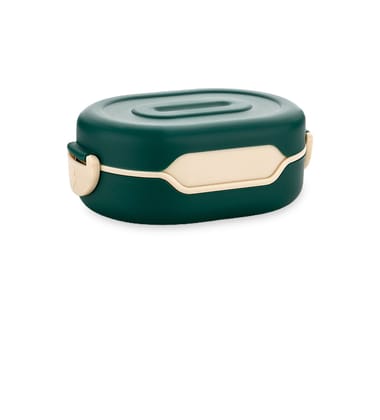 Dimazo Glossy Lunch Box For Kids |2 Compartment With Under Layer Of Container |Airtight Lock Lid