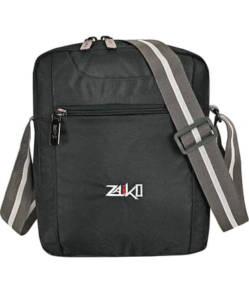 ZAIKO BAGS Black Solid Messenger Bag