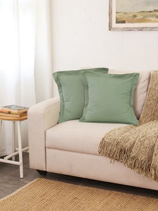 Sage - Set Of 2 Cushion Covers (Green)