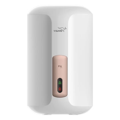 V-Guard Zio Pro 3 Litre Instant Water Heater | Advanced Multi-Layered Safety | 3000 W Powerful Heating | Suitable For Kitchen & Bathroom | 5 Year Tank Warranty by V-Guard | White-Metallic Rose Gold V-Guard Zio Pro 3 Litre Instant Water Heater | Advanced 