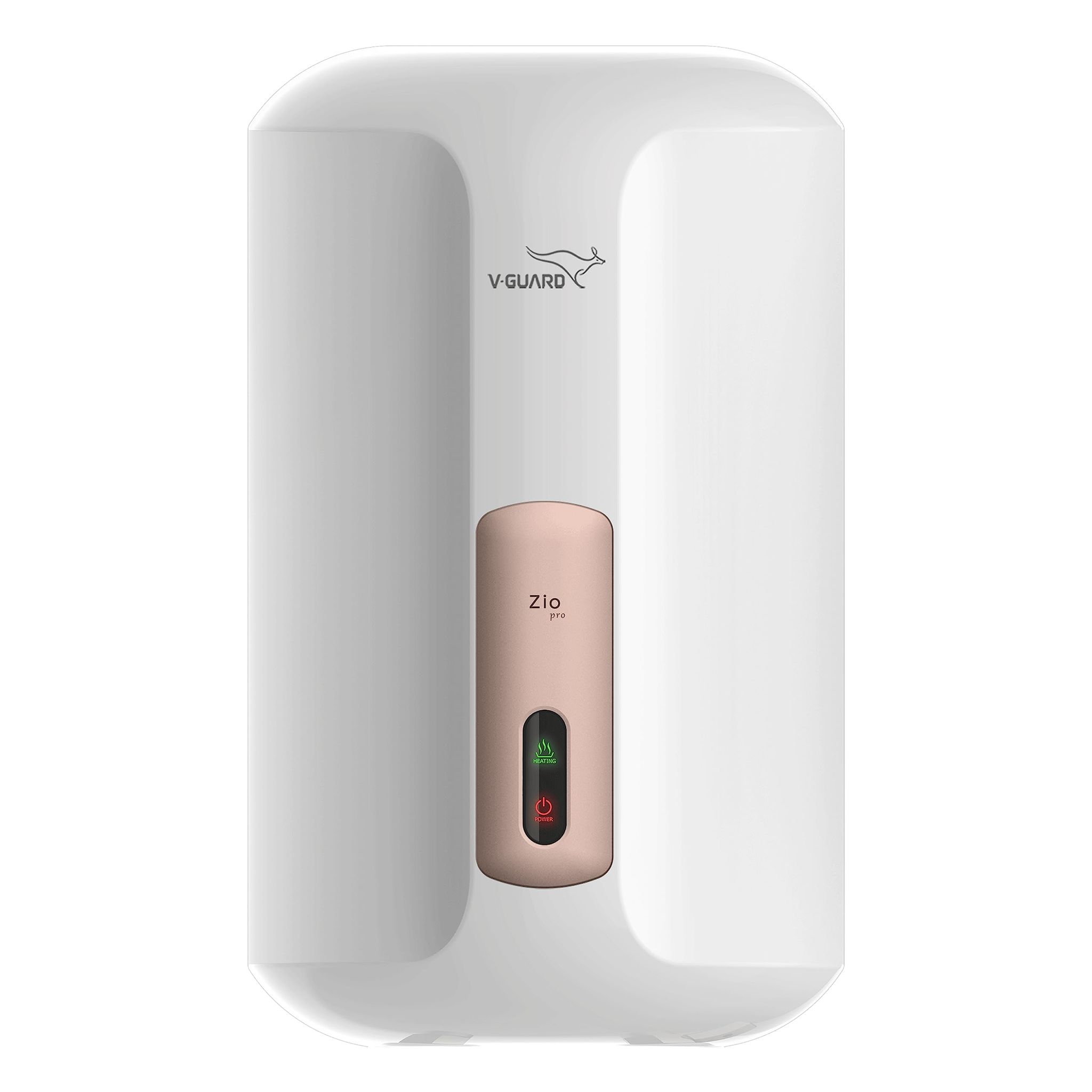 V-Guard Zio Pro 3 Litre Instant Water Heater | Advanced Multi-Layered Safety | 3000 W Powerful Heating | Suitable For Kitchen & Bathroom | 5 Year Tank Warranty by V-Guard | White-Metallic Rose Gold V-Guard Zio Pro 3 Litre Instant Water Heater | Advanced