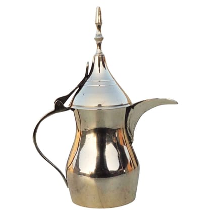 Brass Showpiece Arabic Dallah, Coffee Tea Pot (ZMAS581 D)
