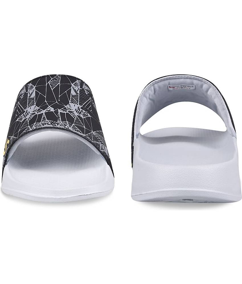 Campus Black Men's Slide Flip Flop  (Pair of 1)