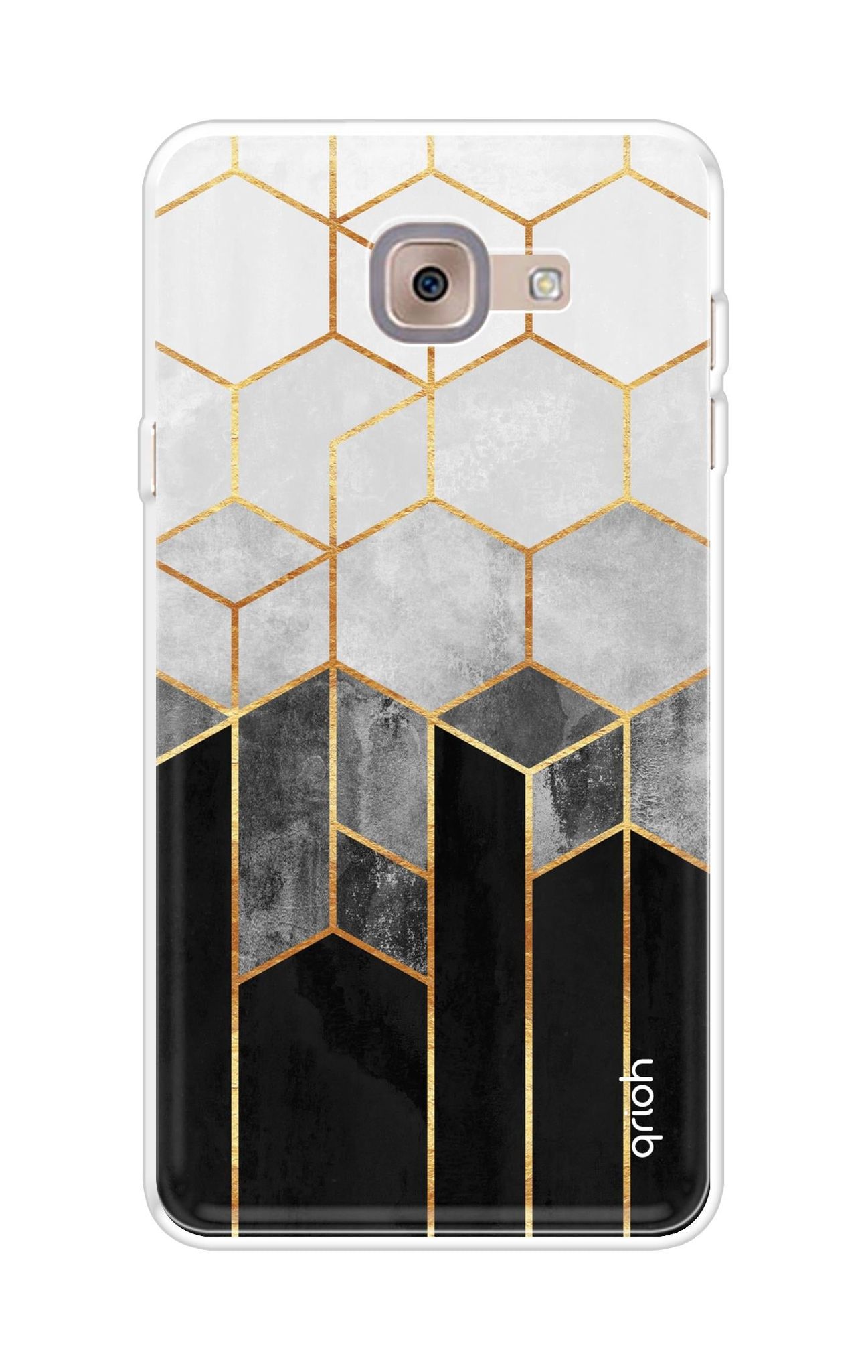 Hexagonal Pattern Soft Cover for Samsung J7 Max