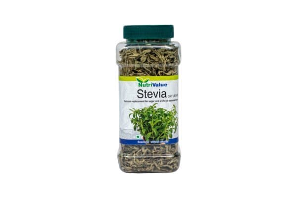 Nutrivalue Stevia Dry Leaves (50g) | Natural Zero-Calorie Sweetener | Sugar Substitute for Tea & Coffee