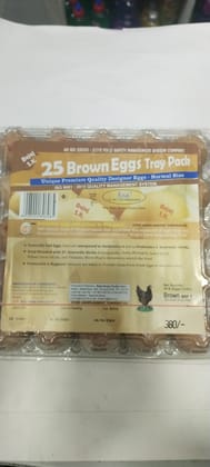 Bajaj S.k. 25 brown eggs tray pack 