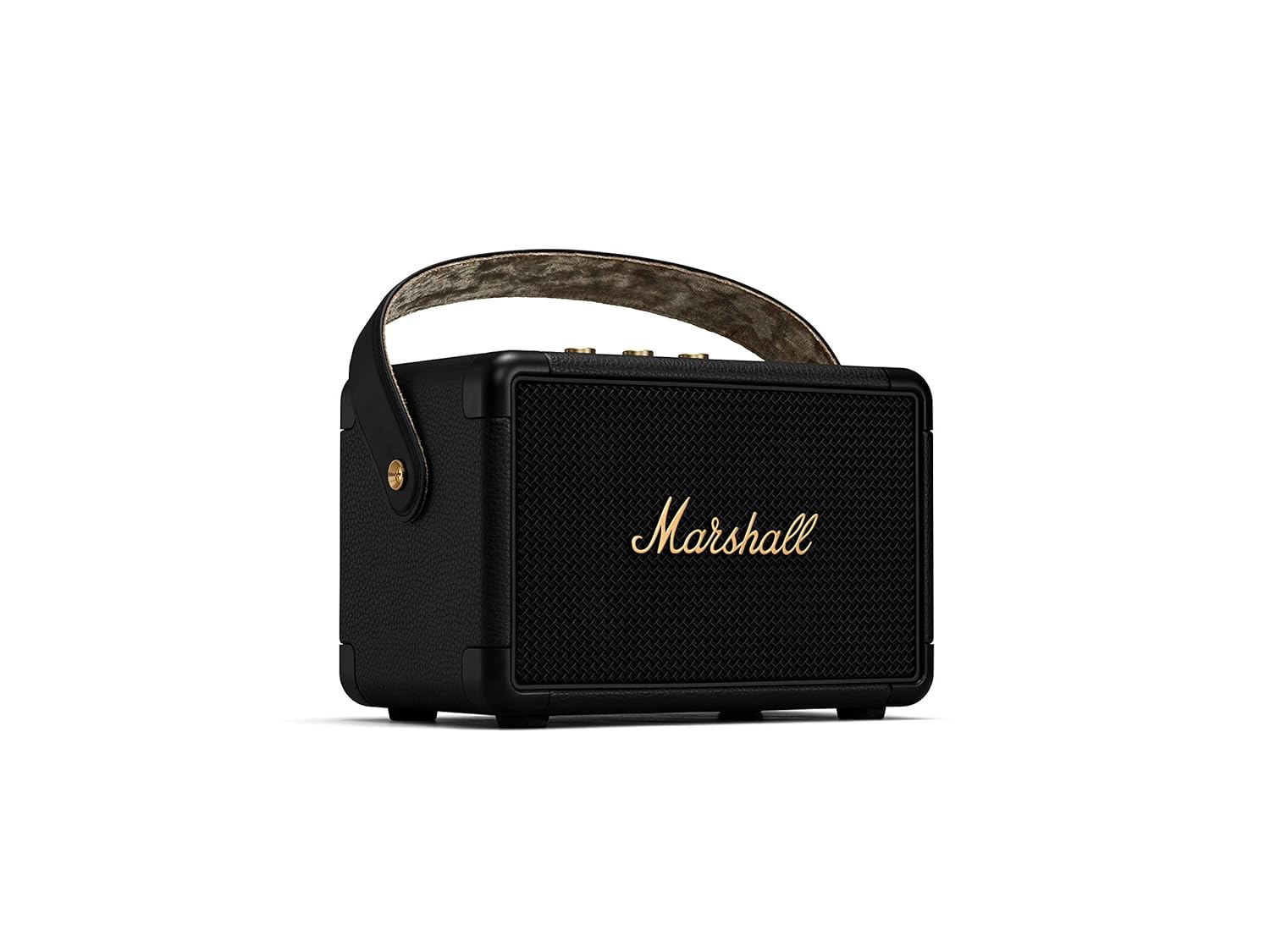 Marshall Kilburn II 36W Portable Bluetooth Speaker - Black & Brass Marshall Kilburn II 36W Portable Bluetooth Speaker - Black & Brass - Black & Brass / 16.2 x 24.3 x 14 cm
