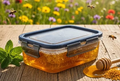 Raw Apiary Comb Honey