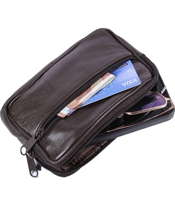 Style 98 Leather Brown Passport Holder