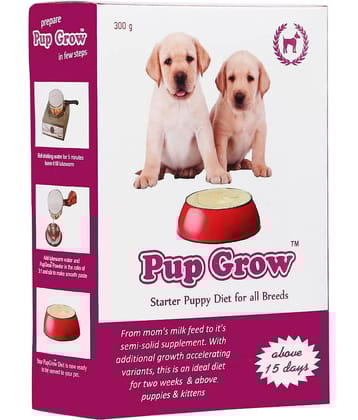 Pup Grow - Dry Dog Food Milk & Vegetables for Puppy ( 300 gms )