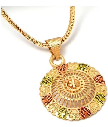 Jewar Mandi - Golden Pendant ( Pack of 1 )