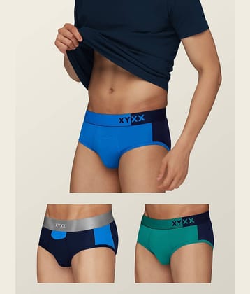 XYXX Pack of 3 Modal Briefs For Men's ( Multicolor )