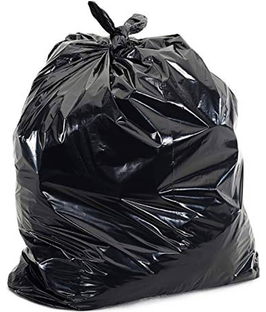 CLEAN INDIA - Medium 60 pcs -19X21 100% Recyclable dustbin garbage bags