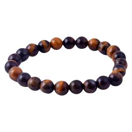 Tiger Eye Bracelet Healing and Vastu, Meditation, Protection Stylish Bracelet for Girls/Boys/Women(KI_134)  by Krishna Impex