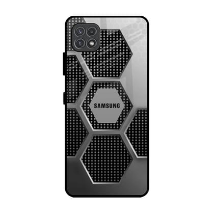 Hexagon Style Glass Case For Samsung Galaxy F42 5G