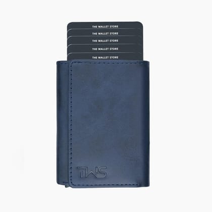 The Wallet Store Maverick RFID Protected Wallet CardHolder - Blue